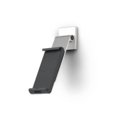 Porta tablet da muro DURABLE con braccio ad angolazione variabile argento metallizzato 8,5x5x18cm - 