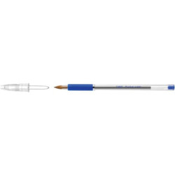 Penna a sfera BIC Cristal Grip M 1 mm blu 889985