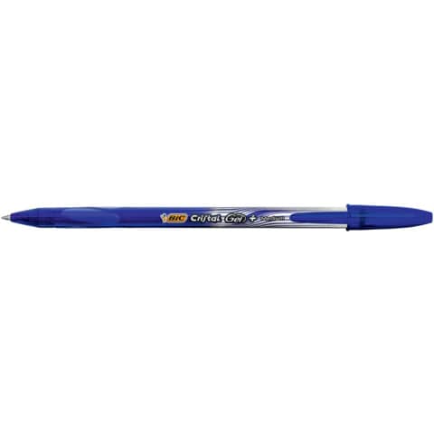 Penna gel BIC Cristal Gel+ M 0,7 mm blu 919234 - Lineacontabile