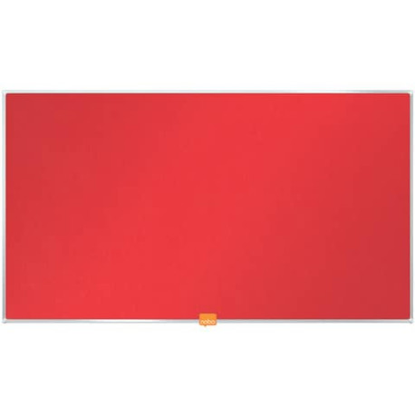 Pannello in feltro Nobo Widescreen rosso 32'' 1905310