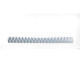 Dorsi plastici a 21 anelli GBC CombBind 28 mm a4 bianco conf da 50 dorsi - 4028203