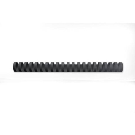 Dorsi plastici a 21 anelli GBC CombBind 22 mm a4 nero conf da 100 dorsi - 4028602