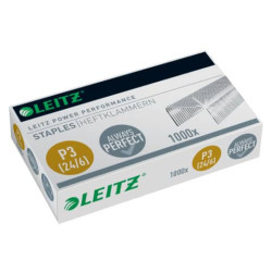 Punti metallici 24/6 Leitz in metallo zincato scatola da 1000 punti - 55700000