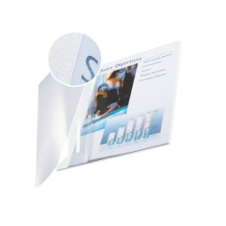 Copertina flessibile max 10-35 fogli Leitz impressBIND in PPL con dorso da 3,5 mm A4 bianco  conf. d