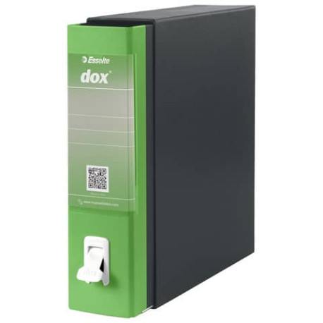 Registratore a leva DOX1 Commerciale 28,5x31,5 cm - dorso 8 cm verde chiaro D15126
