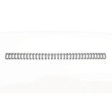 Spirali metalliche a 34 anelli GBC Wirebind 8 mm a4 nero conf da 100 spirali - RG810510