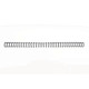 Spirali metalliche a 34 anelli GBC WireBind W18 12 mm a4 nero conf da 100 spirali - RG810810