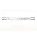 Spirali metalliche a 34 anelli GBC WireBind W18 12 mm a4 nero conf da 100 spirali - RG810810
