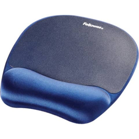 Tappetino mouse con poggiapolsi FELLOWES Memory Foam - Zaffiro blu 9172801  - Lineacontabile