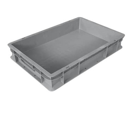 Cassa di movimentazione in PPL Viso 40x60x10 cm grigio E6412