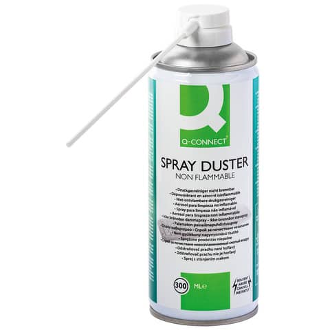 Aria compressa spray per pulizia Q-Connect non infiammabile 300 ml KF04505  - Lineacontabile