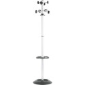 Appendiabiti da terra Unisit Totem con portaombrelli grigio APUTO/G