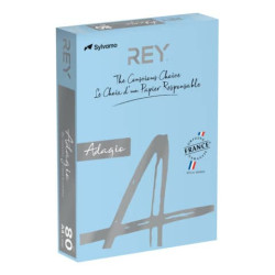 Carta colorata A4 INTERNATIONAL PAPER Rey Adagio blu tenue 48 risma 500  fogli - ADAGI080X623 - Lineacontabile