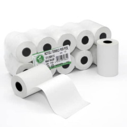 Rotoli POS Rotolificio Pugliese Exclusive carta termica 57 mm x D.E. 35 mm foro 12 mm  cf. da 10 - N