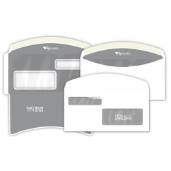 Buste con 2 finestre Pigna Envelopes FLY-Matic 2 80 g/m² 115x230 mm bianco conf. 1000 - 0224302
