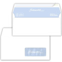 Buste con finestra Pigna Envelopes Silver90 Laser patella chiusa 110x230 mm bianco  conf. 500 - 0220