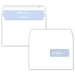 Buste con finestra Pigna Envelopes Silver90 90 g/m² 162x229 mm bianco conf. 500 - 0207859