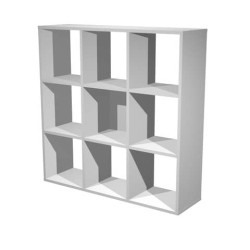 Libreria componibile Artexport Maxicolor - 9 caselle Grigio alluminio 9MaxC-5