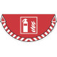 Adesivi Segnalatori CEP rischio elettrico PVC 700x350 mm. sp 0,2 mm rosso - 1701080151