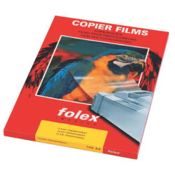 Film per fotocopiatrici monocrom. Folex X-10.0 poliestere traslucido opaco 0,1 mm A4  Conf. 100 pz. 