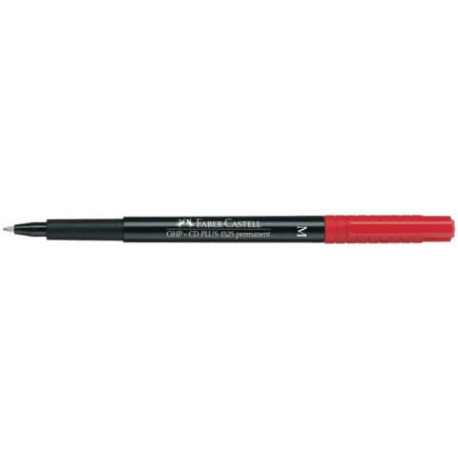 Marcatore permanente Faber-Castell Multimark 1525 M 1 mm rosso 152521