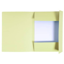 Cartelline a 3 lembi Forever® 24,5x35 cm giallo conf. 50 pezzi - 449005E