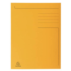 Cartelline a 3 lembi Forever® 24,5x35 cm arancio conf. 50 pezzi - 449009E