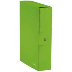 Scatola portaprogetti Leitz WOW in cartone - dorso 10 cm - formato 25x35 cm lime metallizzato 396800