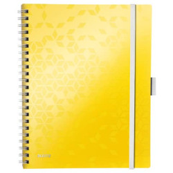 Blocchi spiralati Leitz WOW Be Mobile 80 ff. A4 Giallo metallizzato 46450116