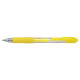 Penne gel a scatto Pilot neon giallo  1383