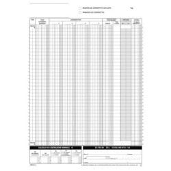 Registro Corrispettivi primanota dettaglianti Flex blocco di 12/12 copie autoricalcanti 1685120000