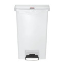 Contenitore in resina Rubbermaid Slim Jim® Step-On bianco 50 L 1883557
