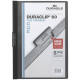 Cartellina con clip Durable DURACLIP® A4 - dorso 6 mm - capacità 60 fogli nero - 220901
