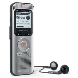 Registratore vocale digitale PHILIPS Voice Tracer 2050 argento DVT2050