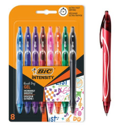 PENNE BIC REACTION GEL ROSSE - SFERA A SCATTO INCHIOSTRO GEL - Mazzarella