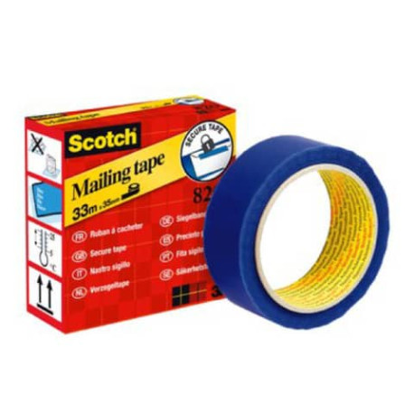 Nastro adesivo antieffrazione Scotch® 35 mm x 33 m blu 820