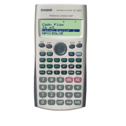 Calcolatrici finanziarie CASIO 10 cifre + 2 - batteria Argento FC-100V