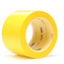 Nastro per segnaletica Scotch® rotolo in vinile giallo 471 GIALLO