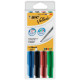 Marcatori per lavagne bianche BIC Velleda 1741 punta conica 4,5 mm assortiti  astuccio da 4 - 958150