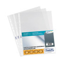 Buste trasp. a foratura universale FAVORIT buccia d'arancia superior 21x29,7 cm  conf. da 50 - 10046