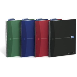 Quaderno spiralato OXFORD Office Recycled Maxi A4 assortiti quadretti 5 mm - 100101345