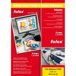 Film adesivo per stampanti laser e copiatrici Folex CLP Adhesive P WO 0,05 mm A3  Conf. 50 pz - 2999