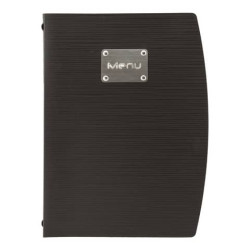 Portamenù Securit® Rio A4 nero  MC-RCA4-BL