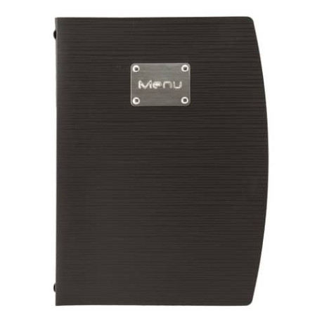 Portamenù Securit® Rio A4 nero  MC-RCA4-BL