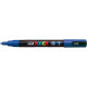 Marcatore a tempera POSCA Uni-Ball punta tonda 0,9-1,3 mm blu scuro M PC3M B