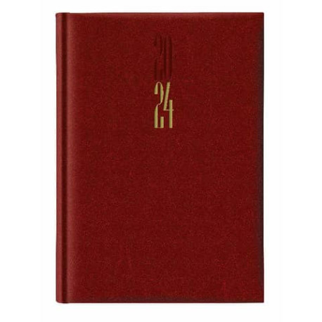 Agenda 2022 Giornaliera 14,5x20,5 cm Madrid rosso inglese 628BSPEC-RI