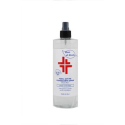 Spray igienizzante superfici (alcol 70%) 400 ml - Active linea Bosco di Rivalta - flacone trasparent
