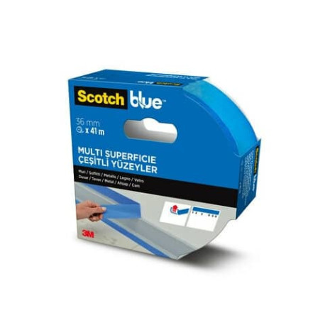 Nastro di mascheratura multisuperficie Scotch® Blue™ 2090 36 mm x 41 m blu - 2090IGT36