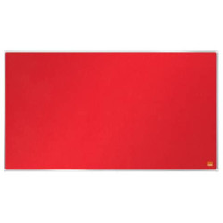 Pannello in feltro Nobo Widescreen Impression Pro 32" 710x400 mm rosso 1915419