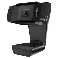 EC - Webcam Mediacom M450 Full HD nero - risoluzione 1920x1080 px -USB 2.0 compatibile Windows e Mac